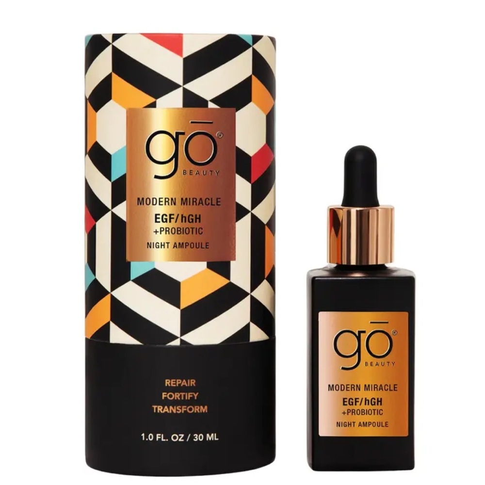 Go Beauty Modern Miracle EGG/hGH with Probiotic Night Ampoule 1.0 fl oz
